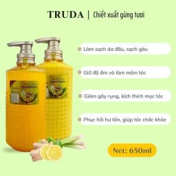 Thumbnail Dầu Gội - Dầu Xả Hữu Cơ Gừng Tươi Giúp Mượt Tóc, Giảm Rụng Tóc và Gàu Ngứa cho Nam Nữ 2