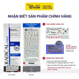 Thumbnail Dầu Gội Giảm Gàu Radical Med 100ml Làm Sạch Tóc & Da Đầu, Giảm Mẩn Đỏ Và Khô Da Do Gàu EUPC STORE 3