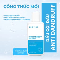 Thumbnail Dầu Gội Sạch Gàu LEMOND Làm Sạch Gàu Ngứa, Hỗ Trợ Giảm Nấm Da Đầu Và Dưỡng Tóc chai 120ml 4