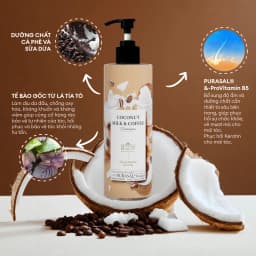Thumbnail Dầu Gội SHSO Beauty Phyto Biotic Coconut Milk & Coffee Phục Hồi Hư Tổn, Dưỡng Ẩm Tóc Mềm Mại, Chắc Khỏe - NPC PHAR 1