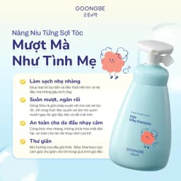 Thumbnail Dầu Gội Suôn Mượt Và Dưỡng Tóc Cho Bé Gái GOONGBE Kids Silky Shampoo 300ml 2