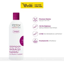 Thumbnail Dầu Gội Thảo Dược Giảm Gàu Cải Đen Ziaja 400ml Làm Sạch, Ngăn Gàu Quay Trở Lại EUPC STORE 2