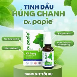 Thumbnail Dầu Húng Chanh Dr.Papie Hỗ Trợ Giảm Ho, Tăng Sức Đề Kháng Đường Hô Hấp 30ml 1