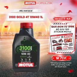 Thumbnail Dầu nhớt xe Máy MOTUL 3100 GOLD 4T 10W40 1L 1