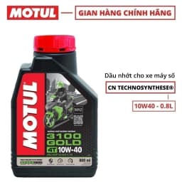 Thumbnail Dầu nhớt xe máy MOTUL 3100 GOLD 4T 10W40 0.8L 2