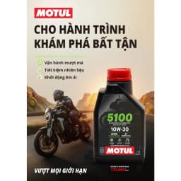 Thumbnail Dầu nhớt xe máy MOTUL 5100 4T 10W30 0.8L & 1L 1