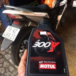 Thumbnail Dầu Nhớt Xe Moto Motul 300V 5w30 Tem 1 lớp 1L 1