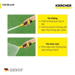 Thumbnail Đầu phun tưới cây Karcher với 2 chế độ tưới (tưới tia và tưới xòe chữ V) 1