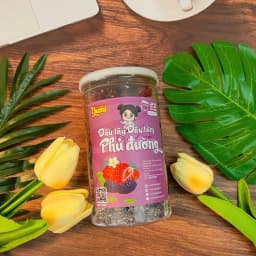 Thumbnail Dâu tây dâu tằm phủ đường Yumi 500g kẹo hoa quả mix chua ngọt ăn vặt trái cây thơm ngon 2