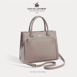 Thumbnail David Jones Paris 2024 Xuân Hè Bộ Sưu Tập Mới Thiết Kế Nữ Totes Top-Handle Túi Da pu Nữ Mềm Mại Và Mỏng Túi 2