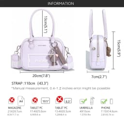 Thumbnail David Jones Paris 2025 Xuân Hè Bộ Sưu Tập Mới Thiết Kế Nữ Túi Đeo Top-Handle Da pu Nữ Mềm Mại Và Mỏng Túi 2