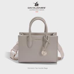 Thumbnail David Jones Paris 2025 Xuân Hè Bộ Sưu Tập Mới Vải Giả pu Top Tay Cầm Dành Cho Nữ Đeo Ngang Túi Da pu Nữ Mềm Mại Và Mềm Mại 2