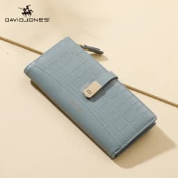 Thumbnail David jones paris Ví Da Cá Sấu Dài 2 Ngăn Đựng Thẻ Điện Thoại Gập Lại Được Cho Nữ Và gilrs 2