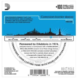 Thumbnail Dây đàn guitar acoustic D'ADDARIO PHOSPHOR BRONZE ACOUSTIC 12-53 EJ16 dây đàn hợp kim cao cấp Việt Thương Music 2