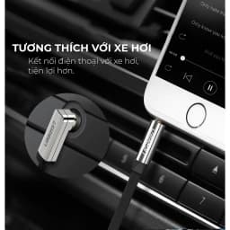Thumbnail Dây Audio 3.5mm UGREEN AV119 | Dây dẹt,TPE  | 1 đầu vuông 90 | Bảo Hành 18 Tháng 1 Đổi 1 10597 10598 10599 10728 10729 1