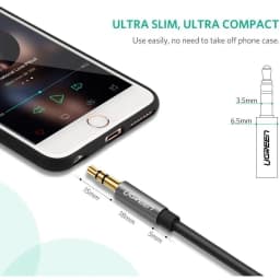 Thumbnail Dây AV nối dài 3.5mm UGREEN AV118 |  Đầu mạ vàng hỗ trợ mic  | Vỏ cáp làm từ nhựa TPE | Bảo hành 18 tháng 1 đổi 1 10592 1