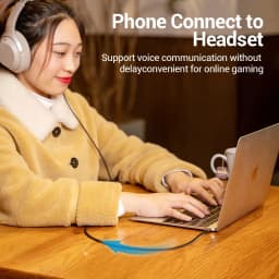 Thumbnail Dây Cáp 3,5mm Âm Thanh Vention Hai Đầu Giắc Cắm 3.5mm Vỏ Bện Dành Cho Tai Nghe/Xe Hơi/Karaoke/Laptop 3