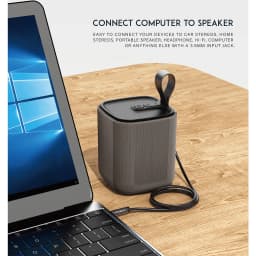 Thumbnail Dây cáp âm thanh Aux Audio Jack 3.5mm sang đầu cắm 3.5mm cho loa xe hơi mp3 laptop điện thoại 3