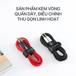 Thumbnail Dây Cáp Âm Thanh AUX Wook AUX01 Cổng Kết Nối 3.5mm Dài 100cm kết nối điện thoại, laptop, máy tính bảng 3