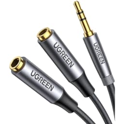 Thumbnail Dây cáp Audio 3.5mm UGREEN AV123 | Chia 1 cổng audio 3.5mm ra 2 cổng 3.5mm | Đầu tiếp xúc mạ vàng 24k |Bảo Hành 18 Tháng 2