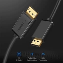 Thumbnail Dây cáp DisplayPort 2 đầu đực tốc độ 21.6Gbps UGREEN DP102 - Hàng phân phối chính hãng - Bảo hành 18 tháng 2