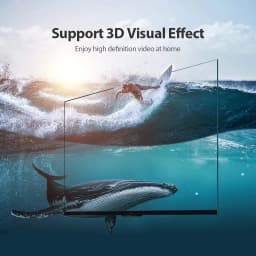 Thumbnail Dây cáp HDMI 2.0 Vention siêu mỏng 4K 60Hz 3D đầu mạ vàng cho TV/ máy chiếu/ PS4 3