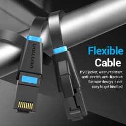 Thumbnail Dây Cáp Mạng Vention Cat6 1000Mbps Tốc Độ Cao Gigabit Lan Cat 6 Dành Cho Laptop PS 4 RJ45 2