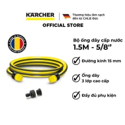 Thumbnail Dây cấp nước Karcher 1.5m 3 lớp cao cấp - đường kính ống 5/8'' tương đương 15 mm 1