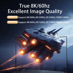 Thumbnail Dây Cáp Đồng 8K HDMI 2.1 8K / 60Hz 4K / 120Hz 1440p / 144hz 48Gbps HDR Cho PS5 PS4 8K HDMI 1
