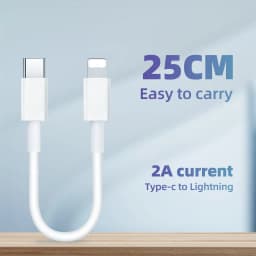 Thumbnail Dây Cáp Sạc FONKEN Dữ Liệu Loại C Dài 25cm Dành Cho iPh OPPO Xiaomi 1