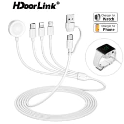 Thumbnail Dây cáp sạc HDOORLINK từ tính 6 trong 1 thích hợp cho i-watch series 8 / 7 / 6 / se / 5 / 4 / 3 / 2 / 1 1