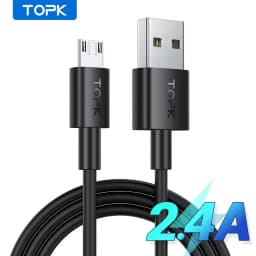 Thumbnail Dây cáp sạc Micro USB TOPK AN02 TPE Gel silica chất lượng cao cho Xiaomi OPPO VIVO 1