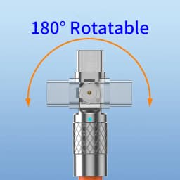 Thumbnail Dây Cáp Sạc Nhanh 6A 120w Type C Micro USB Bằng Silica Gel 100W Dành Cho ip xiaomi huawei sử Dụng 1
