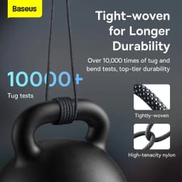 Thumbnail Dây cáp sạc nhanh BASEUS 100W 6A USB Type C dành cho Huawei Xiaomi Mi 10 2