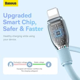 Thumbnail Dây cáp sạc nhanh BASEUS Pudding Series 2.4A thích hợp cho Phone 4