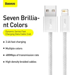 Thumbnail Dây cáp sạc nhanh BASEUS cổng USB cáp sạc nhanh cho ip 13 Pro 12 mini pro max 3