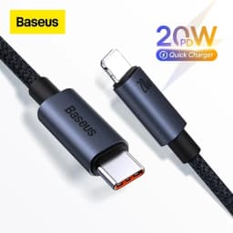 Thumbnail Dây cáp sạc nhanh BASEUS PD 20W USB-C thích hợp cho Phone 1