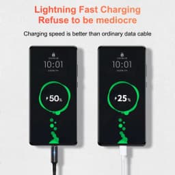 Thumbnail Dây cáp sạc nhanh HDOORLINK cổng Micro USB/ Type C/ iOS 25cm thích hợp cho điện thoại 4