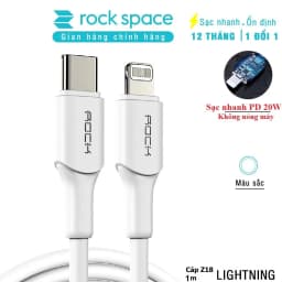 Thumbnail Dây cáp sạc nhanh ip chính hãng Rockspace Z18 bảo hành 1 năm 1 đổi 1 1