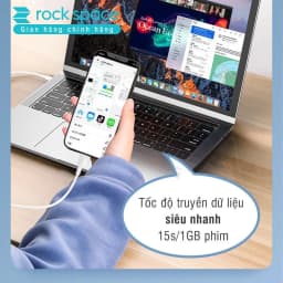 Thumbnail Dây cáp sạc nhanh ip chính hãng Rockspace Z18 bảo hành 1 năm 1 đổi 1 2