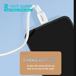 Thumbnail Dây cáp sạc nhanh ip chính hãng Rockspace Z18 bảo hành 1 năm 1 đổi 1 4