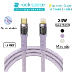 Thumbnail Dây cáp sạc nhanh iphone PD 33W Rockspace Z21 dây dù Hàng chính hãng bảo hành 1 năm 1 đổi 2