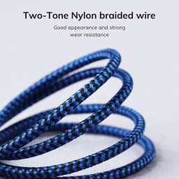 Thumbnail Dây cáp sạc nhanh TOPK AN24 3 trong 1 cổng micro USB Type C 4