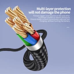 Thumbnail Dây cáp sạc USB KUULAA sạc nhanh 3A chất lượng cao dành cho Xiaomi Tablet Android 4