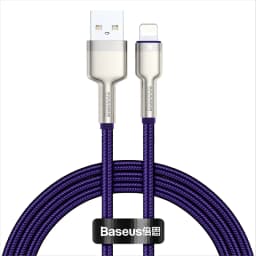 Thumbnail Dây Cáp Sạc USB Sang Lighting 2.4A Nhanh Baseus Cho Phone/Ipad Từ USB Sang Phone 2.4A 2