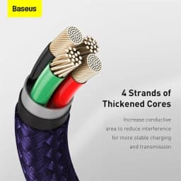 Thumbnail Dây Cáp Sạc USB Sang Lighting 2.4A Nhanh Baseus Cho Phone/Ipad Từ USB Sang Phone 2.4A 4