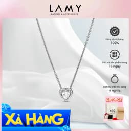 Thumbnail Dây chuyền bạc nữ CDE Elevated Heart Silver Necklace CDE6389SV - Dây chuyền nữ cao cấp 1