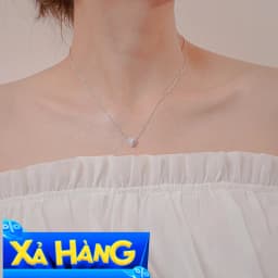 Thumbnail Dây chuyền bạc nữ CDE Elevated Heart Silver Necklace CDE6389SV - Dây chuyền nữ cao cấp 4