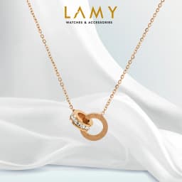 Thumbnail Dây chuyền nữ LAMY Sweet Love Necklace Rose Gold 6003 1