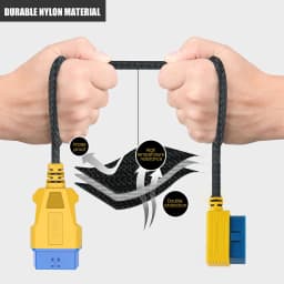 Thumbnail Dây chuyển đổi nối cáp AUTOOL từ 1 lỗ cắm sang 2 đầu cắm OBD2 16 chấu dài 35cm cho xe 3